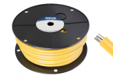 Battery Wire, Tinned 2/0ga (68mm²) Yellow per Foot