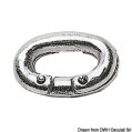 Chain Link, Ø:10mm (3/8″) Stainless Steel LOA:29mm  Breaking Load:1940Kg