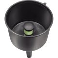 Funnel, Fuel Filter w/ Separator :19L/min- Ø 22 cm  Black
