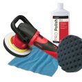 Polisher, Dual Action “Starter Kit” w/Pro Polish, Ø:5″Pad w/Hook & Loop