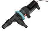 Discharge Pump, Gulper Grouper MK3 Fishbox 12V 90° PortØ1&1.5″