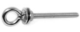 Eye Bolt, M10 L:100 Stainless 316 w/Collar EyeØ:16mm