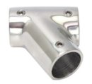 T-Connector, Right 60º PipeØ:25mm-1″ (Top Screw) Stainless 316 L:53mm