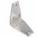 Bracket, Angle 90º Tapered sides 41 x25mm Stainless 316 6-Holes