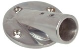 RailTube Base, Round Ø:67mm 30º PipeØ:22mm (7/8″) Stainless 316
