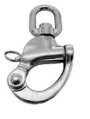 Snap Shackle, Eye Swivel Stainless Steel Length:70mm
