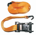 Tie Down, Ratchet Stainless 304 1”x 15′ (4.6m) Dbl J Hooks Break Load:1500kg