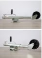 Jack, Sidewind Swivel 1200lb Wheel 6″ & Folding Handle H:580mm