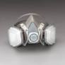 Respirator, Dual Cartridge Half Facepiece Organic Vapor/P95,