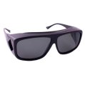 Sunglasses, Men’s Polarized Overall’s Large Black/Grey Lens